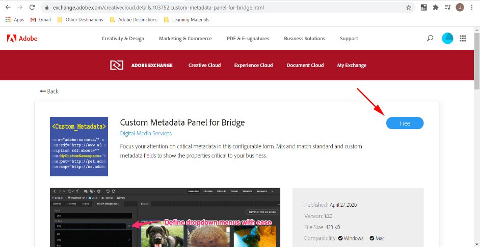 Installing Custom Metadata Panel